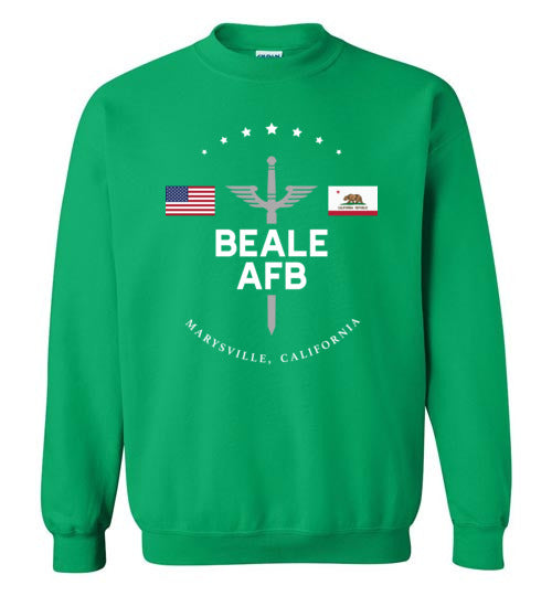 Load image into Gallery viewer, Beale AFB - Men&#39;s/Unisex Crewneck Sweatshirt-Wandering I Store
