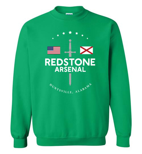 Redstone Arsenal - Men's/Unisex Crewneck Sweatshirt-Wandering I Store