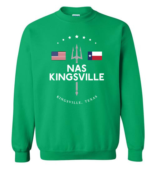NAS Kingsville - Men's/Unisex Crewneck Sweatshirt-Wandering I Store