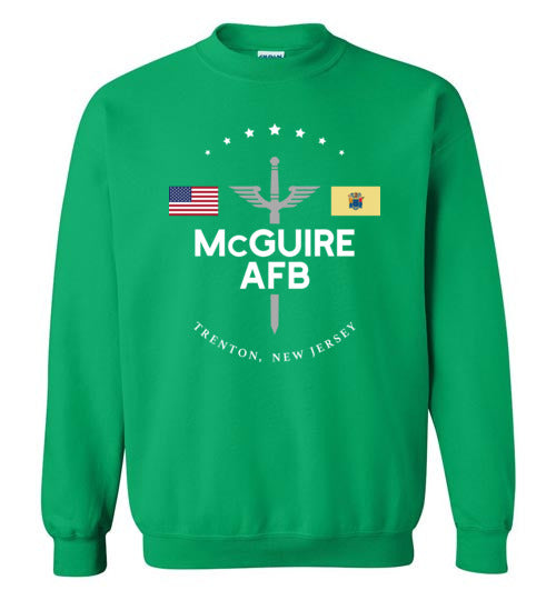 McGuire AFB - Men's/Unisex Crewneck Sweatshirt-Wandering I Store