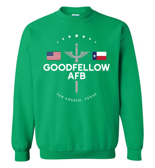 Goodfellow AFB - Men's/Unisex Crewneck Sweatshirt-Wandering I Store
