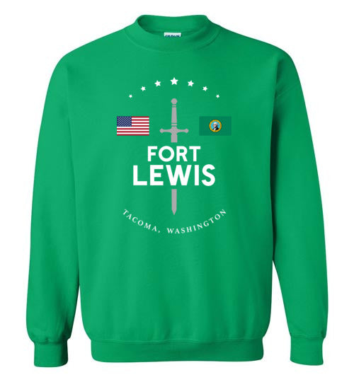 Load image into Gallery viewer, Fort Lewis - Men&#39;s/Unisex Crewneck Sweatshirt-Wandering I Store
