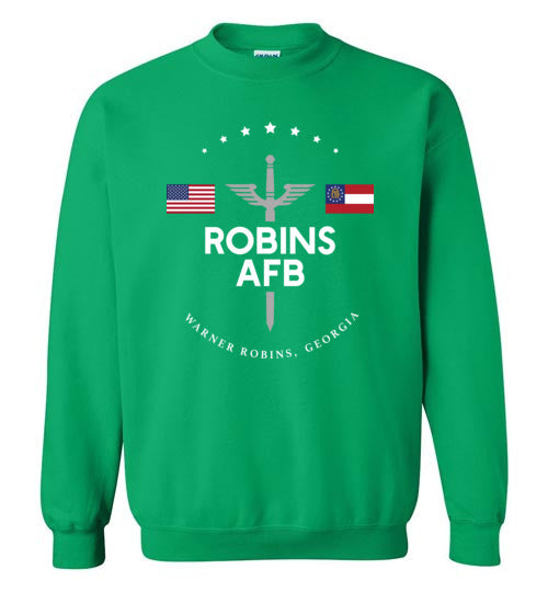 Load image into Gallery viewer, Robins AFB - Men&#39;s/Unisex Crewneck Sweatshirt-Wandering I Store
