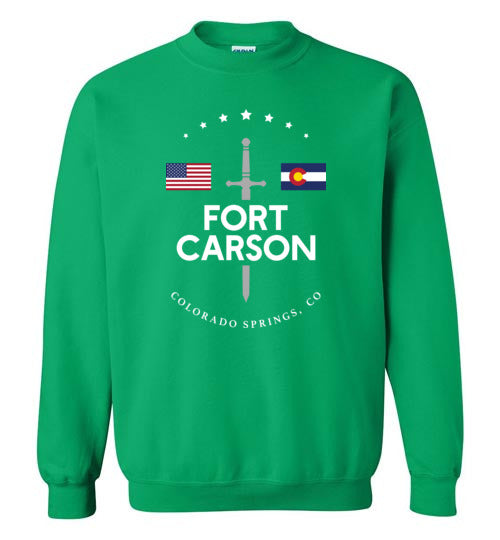 Load image into Gallery viewer, Fort Carson - Men&#39;s/Unisex Crewneck Sweatshirt-Wandering I Store
