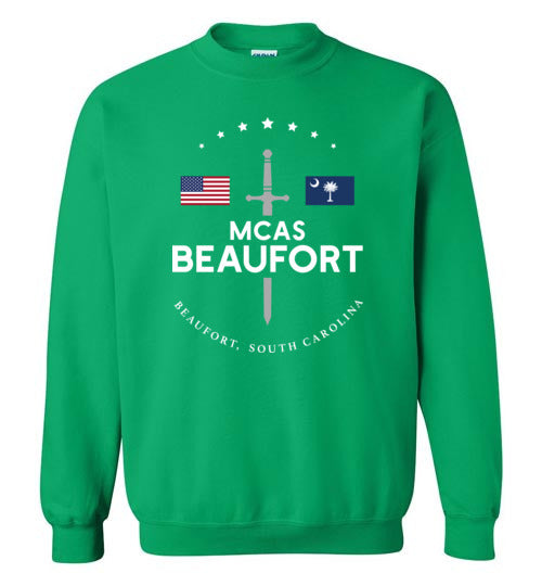 Load image into Gallery viewer, MCAS Beaufort - Men&#39;s/Unisex Crewneck Sweatshirt-Wandering I Store
