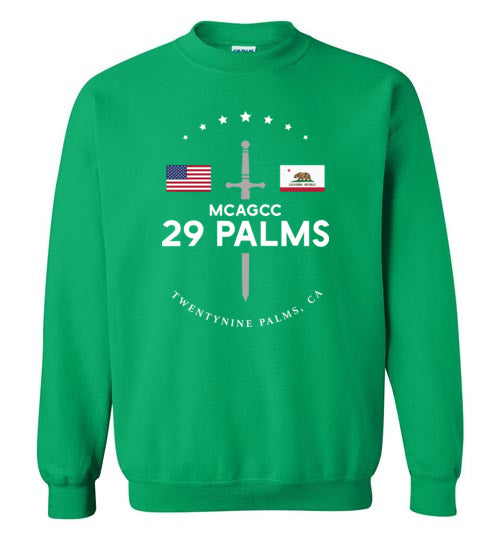MCAGCC 29 Palms - Men's/Unisex Crewneck Sweatshirt-Wandering I Store