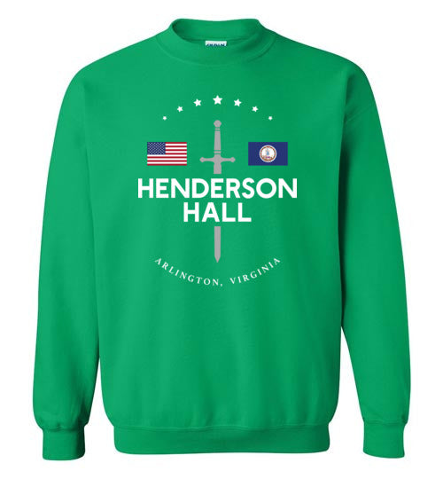 Henderson Hall - Men's/Unisex Crewneck Sweatshirt-Wandering I Store