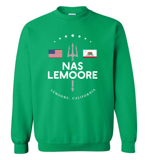 NAS Lemoore - Men's/Unisex Crewneck Sweatshirt-Wandering I Store