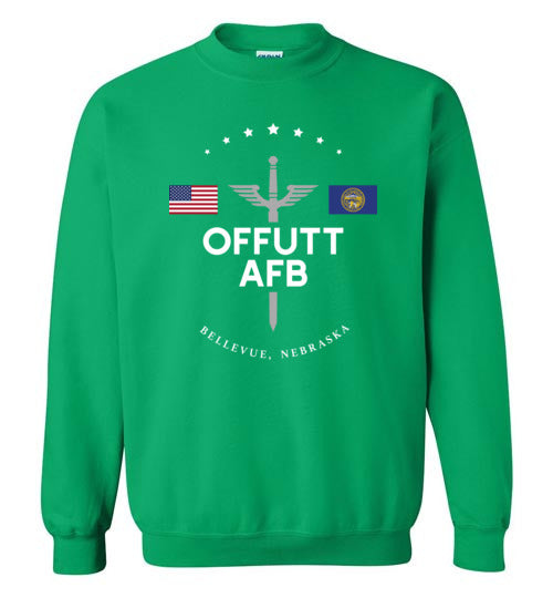Load image into Gallery viewer, Offutt AFB - Men&#39;s/Unisex Crewneck Sweatshirt-Wandering I Store
