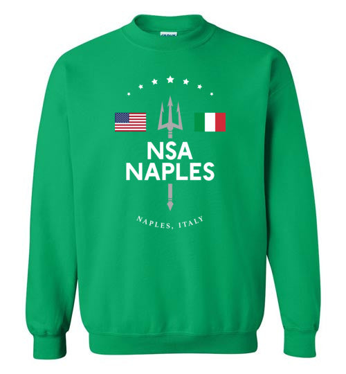 NSA Naples - Men's/Unisex Crewneck Sweatshirt-Wandering I Store