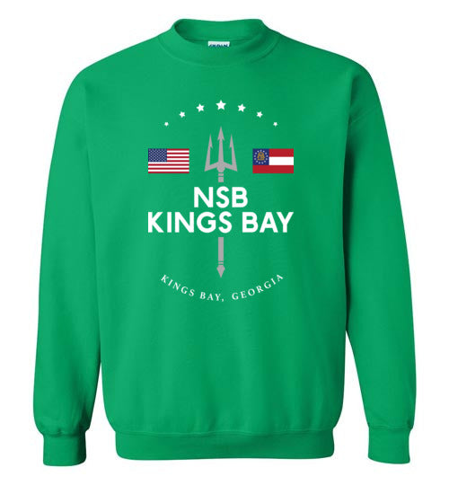 NSB Kings Bay - Men's/Unisex Crewneck Sweatshirt-Wandering I Store