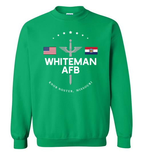 Whiteman AFB - Men's/Unisex Crewneck Sweatshirt-Wandering I Store