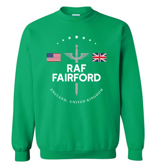 Load image into Gallery viewer, RAF Fairford - Men&#39;s/Unisex Crewneck Sweatshirt-Wandering I Store
