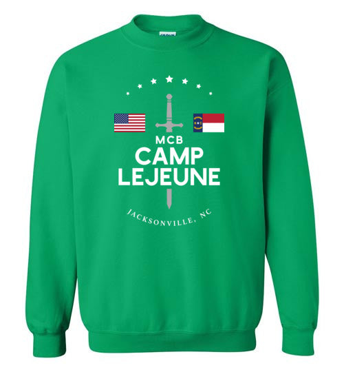 Load image into Gallery viewer, MCB Camp Lejeune - Men&#39;s/Unisex Crewneck Sweatshirt-Wandering I Store
