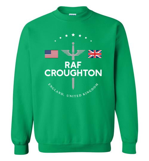 RAF Croughton - Men's/Unisex Crewneck Sweatshirt-Wandering I Store
