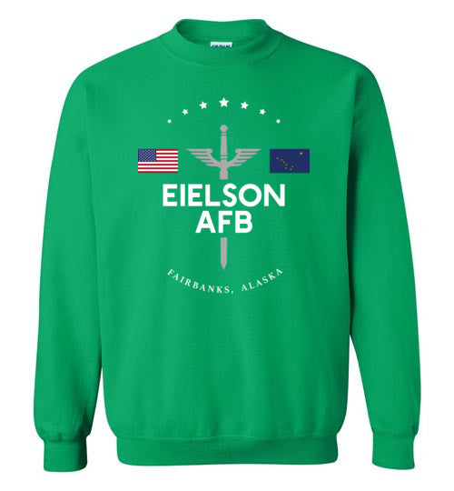 Eielson AFB - Men's/Unisex Crewneck Sweatshirt-Wandering I Store
