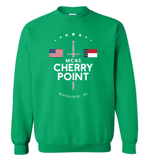 Load image into Gallery viewer, MCAS Cherry Point - Men&#39;s/Unisex Crewneck Sweatshirt-Wandering I Store
