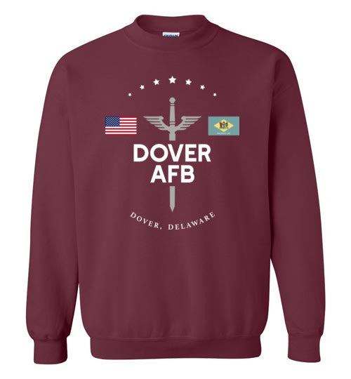 Load image into Gallery viewer, Dover AFB - Men&#39;s/Unisex Crewneck Sweatshirt-Wandering I Store
