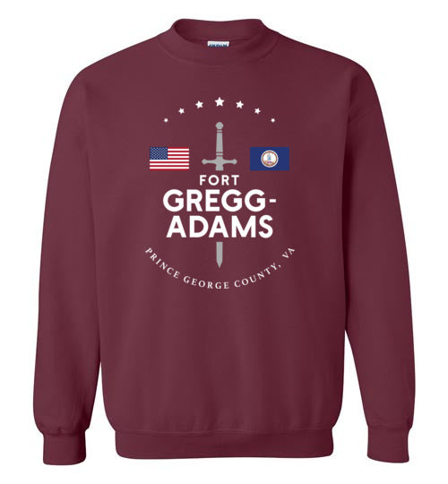 Fort Gregg-Adams - Men's/Unisex Crewneck Sweatshirt-Wandering I Store