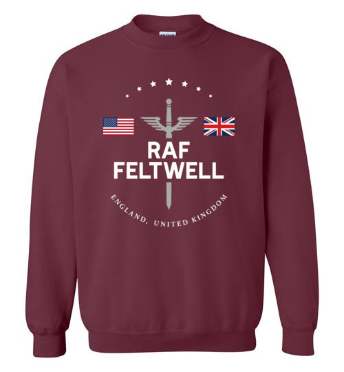 Load image into Gallery viewer, RAF Feltwell - Men&#39;s/Unisex Crewneck Sweatshirt-Wandering I Store
