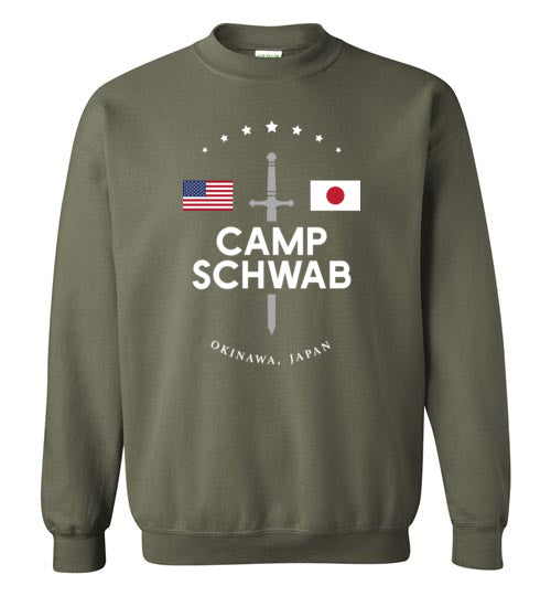 Camp Schwab - Men's/Unisex Crewneck Sweatshirt-Wandering I Store