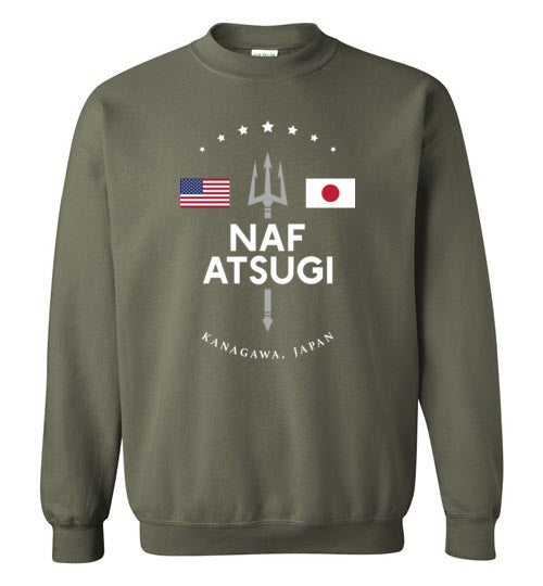 NAF Atsugi - Men's/Unisex Crewneck Sweatshirt-Wandering I Store