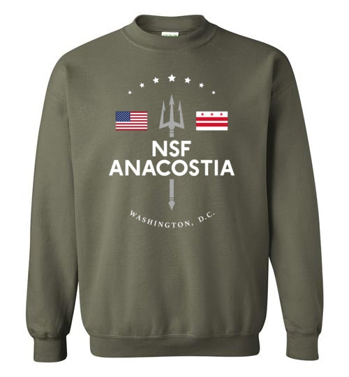 NSF Anacostia - Men's/Unisex Crewneck Sweatshirt-Wandering I Store
