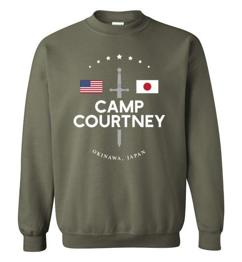 Camp Courtney - Men's/Unisex Crewneck Sweatshirt-Wandering I Store