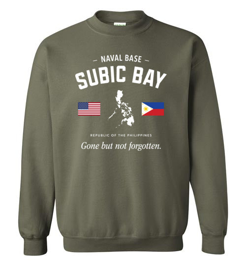 Naval Base Subic Bay "GBNF" - Men's/Unisex Crewneck Sweatshirt-Wandering I Store