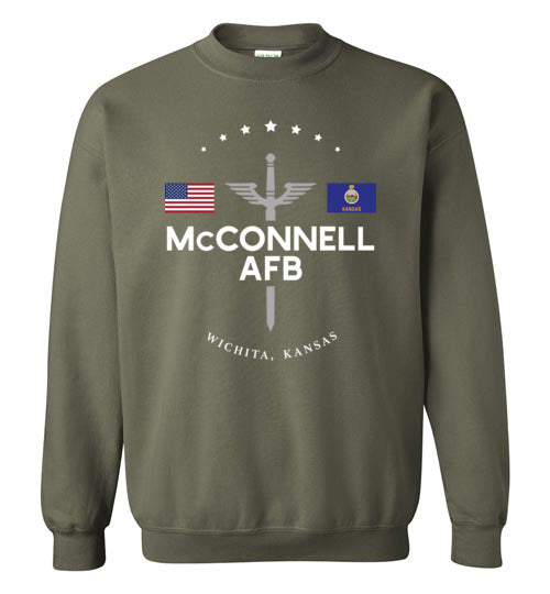 Load image into Gallery viewer, McConnell AFB - Men&#39;s/Unisex Crewneck Sweatshirt-Wandering I Store
