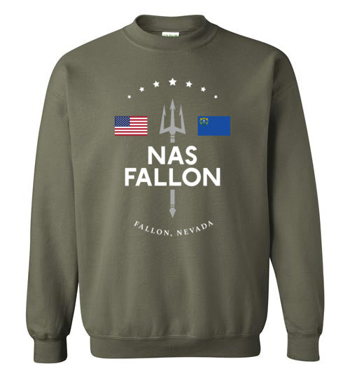 Load image into Gallery viewer, NAS Fallon - Men&#39;s/Unisex Crewneck Sweatshirt-Wandering I Store
