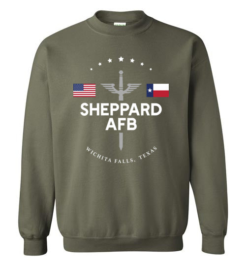 Load image into Gallery viewer, Sheppard AFB - Men&#39;s/Unisex Crewneck Sweatshirt-Wandering I Store
