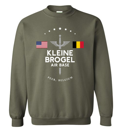 Load image into Gallery viewer, Kleine Brogel AB - Men&#39;s/Unisex Crewneck Sweatshirt-Wandering I Store

