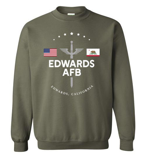 Edwards AFB - Men's/Unisex Crewneck Sweatshirt-Wandering I Store