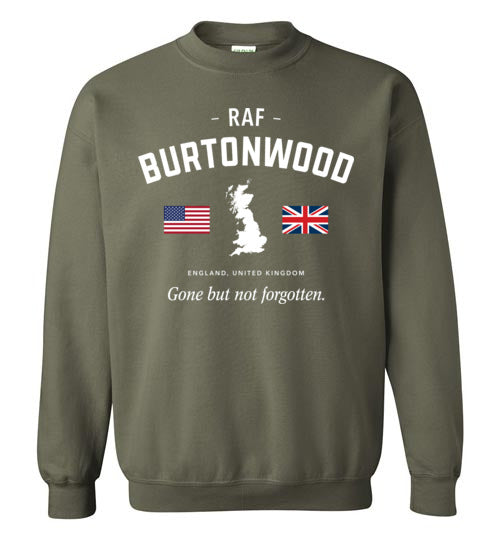 RAF Burtonwood "GBNF" - Men's/Unisex Crewneck Sweatshirt-Wandering I Store
