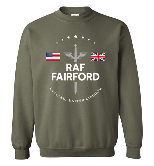 Load image into Gallery viewer, RAF Fairford - Men&#39;s/Unisex Crewneck Sweatshirt-Wandering I Store
