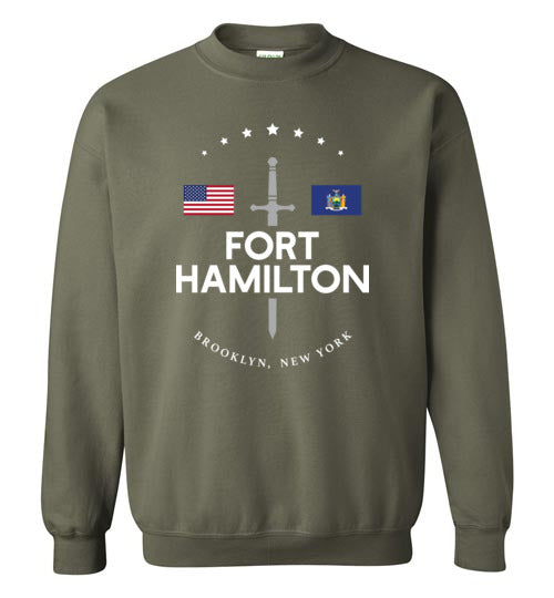 Load image into Gallery viewer, Fort Hamilton - Men&#39;s/Unisex Crewneck Sweatshirt-Wandering I Store

