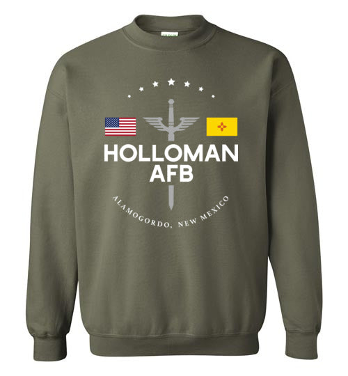 Holloman AFB - Men's/Unisex Crewneck Sweatshirt-Wandering I Store