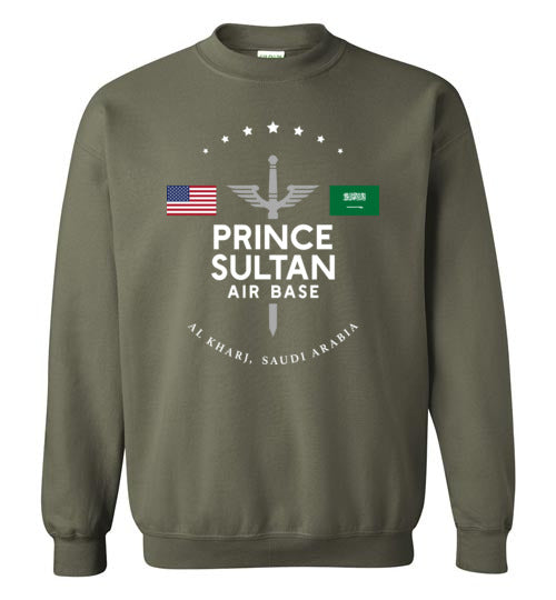 Prince Sultan AB - Men's/Unisex Crewneck Sweatshirt-Wandering I Store