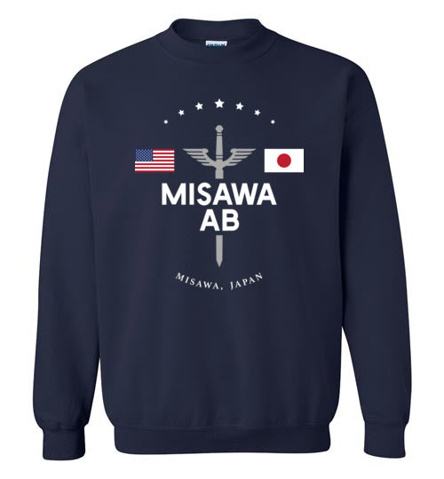 Misawa AB - Men's/Unisex Crewneck Sweatshirt-Wandering I Store