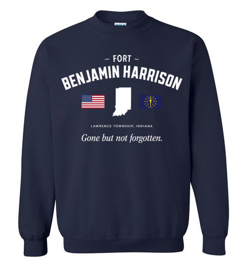 Fort Benjamin Harrison "GBNF" - Men's/Unisex Crewneck Sweatshirt-Wandering I Store