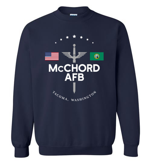 Load image into Gallery viewer, McChord AFB - Men&#39;s/Unisex Crewneck Sweatshirt-Wandering I Store
