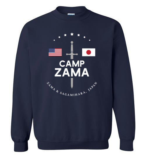 Load image into Gallery viewer, Camp Zama - Men&#39;s/Unisex Crewneck Sweatshirt-Wandering I Store
