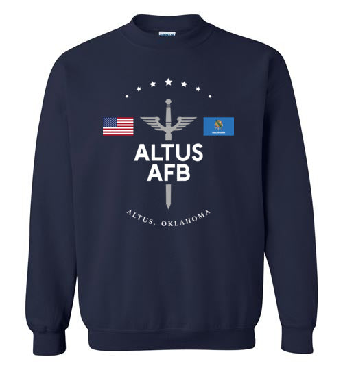 Load image into Gallery viewer, Altus AFB - Men&#39;s/Unisex Crewneck Sweatshirt-Wandering I Store
