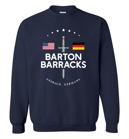 Barton Barracks - Men's/Unisex Crewneck Sweatshirt-Wandering I Store