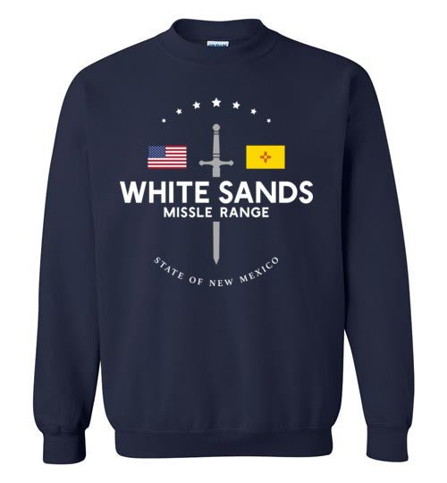 White Sands Missile Range - Men's/Unisex Crewneck Sweatshirt-Wandering I Store