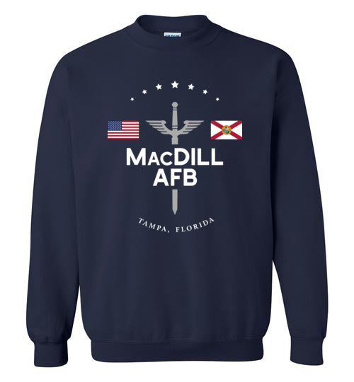 Load image into Gallery viewer, MacDill AFB - Men&#39;s/Unisex Crewneck Sweatshirt-Wandering I Store
