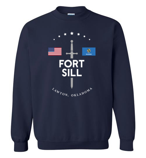 Fort Sill - Men's/Unisex Crewneck Sweatshirt-Wandering I Store