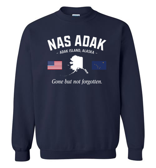 NAS Adak "GBNF" - Men's/Unisex Crewneck Sweatshirt-Wandering I Store