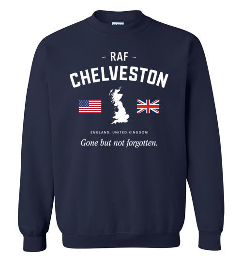 RAF Chelveston "GBNF" - Men's/Unisex Crewneck Sweatshirt-Wandering I Store
